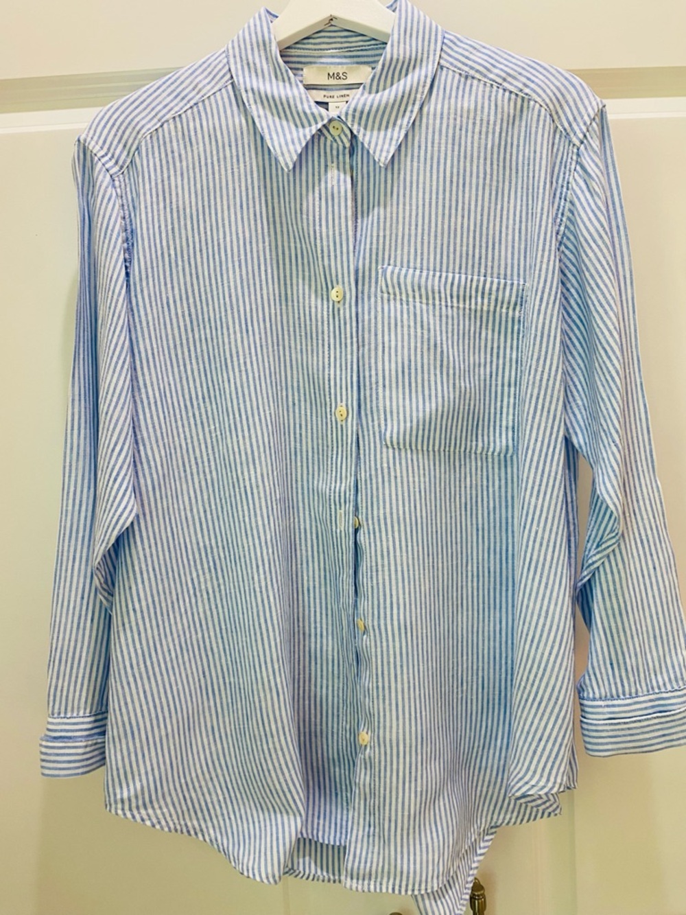 M&S 100% Linen shirt - L